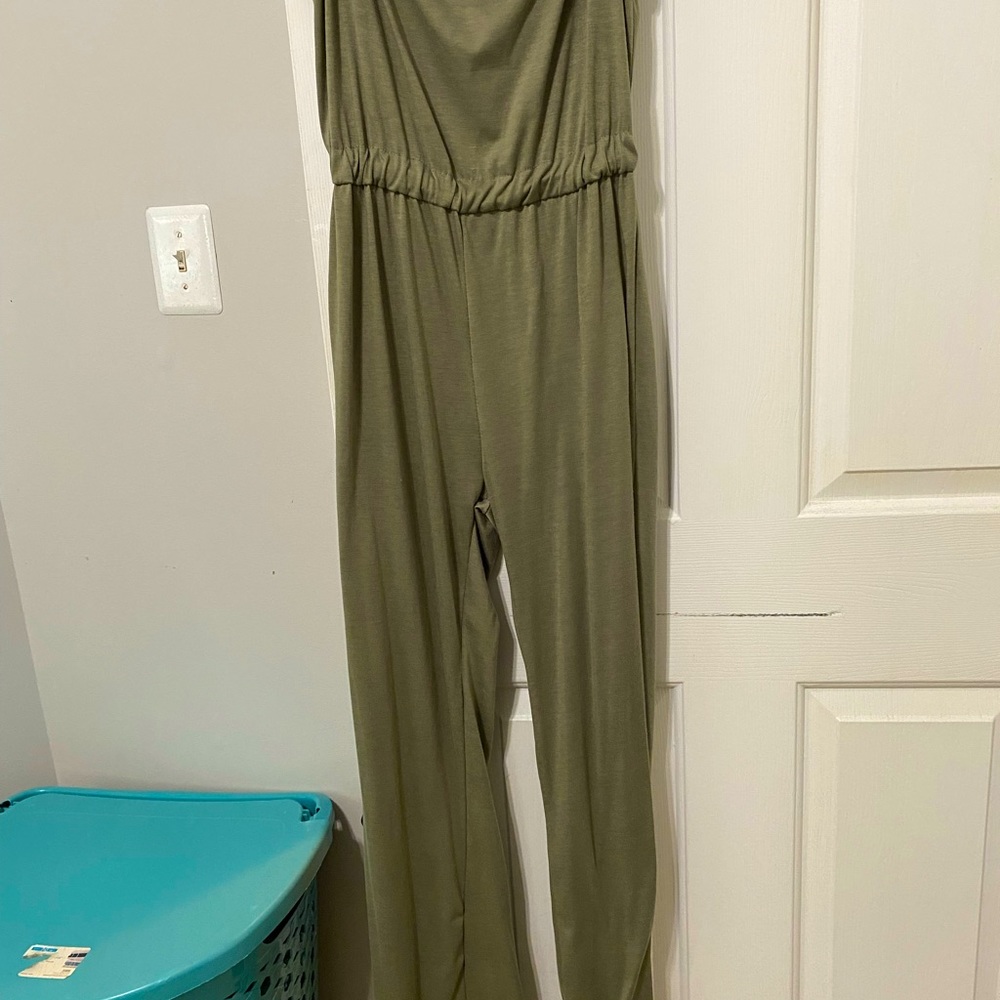 Olive Green Jumpsuit